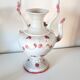 Capodimonte porcelain jug – Italy 20th century – floral decoration