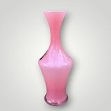 Antique pink opaline vase made in Italy - 1960s