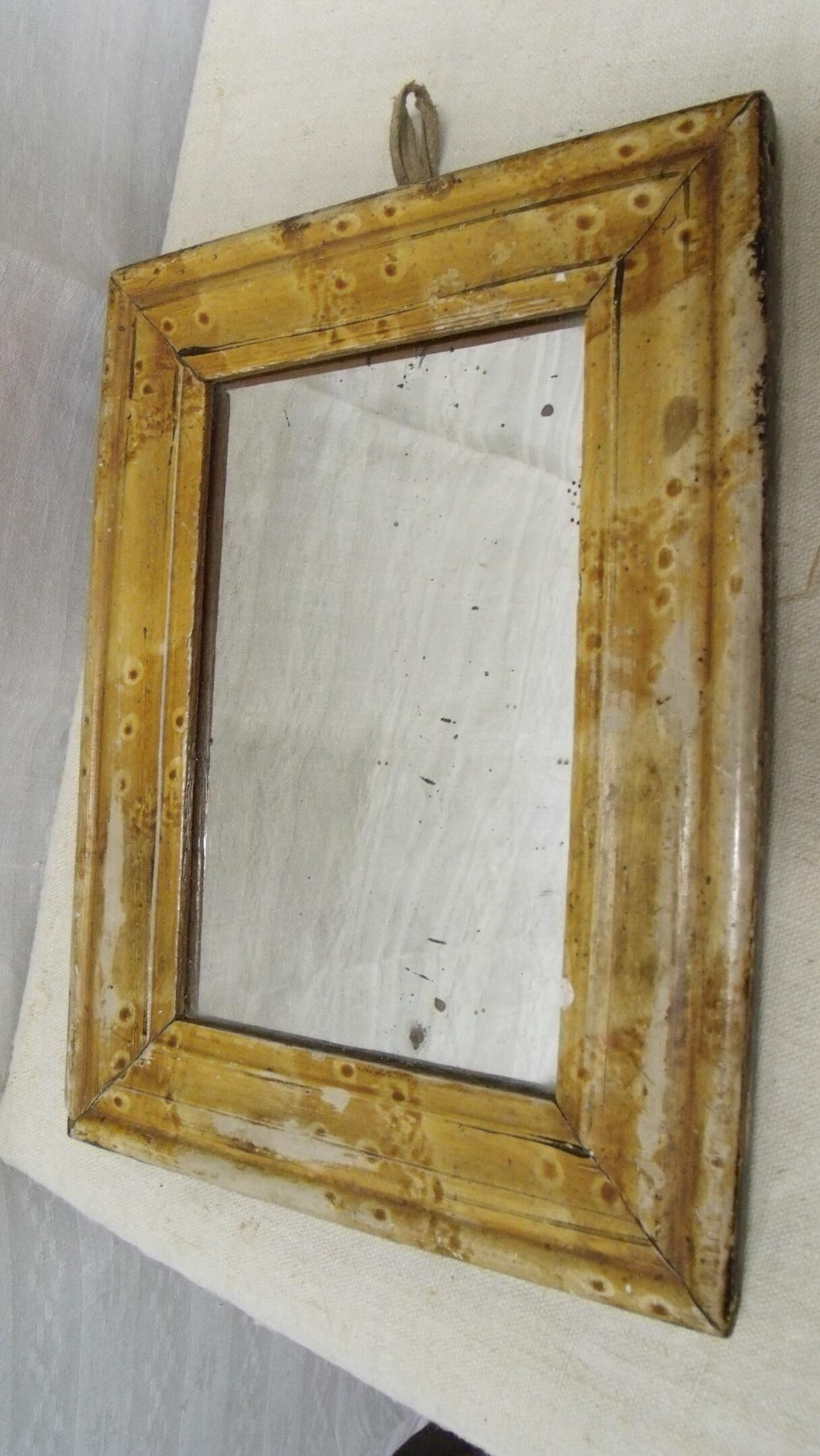 Former stung mirror paint time worn patina