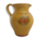 Enamelled terracotta pitcher
