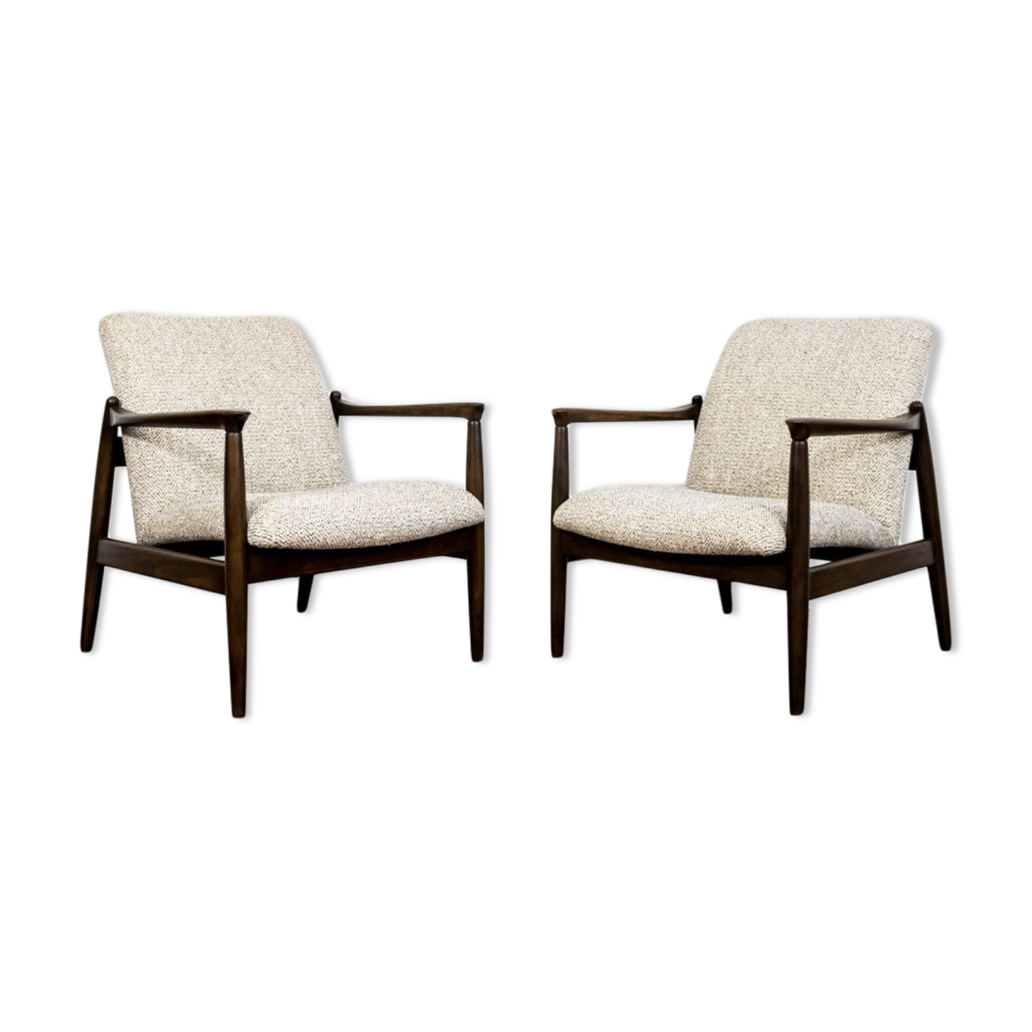 Pair of GFM-64 armchairs by Edmund Homa, 1960s