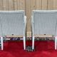 Pair of lloyd loom armchairs by vincent sheppard - work from the 2000s