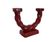 Twisted candle holder from the 1950s in ceramic.