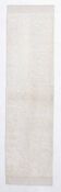 2x8 White Handmade Wool Vintage Runner Rug, 67x246Cm