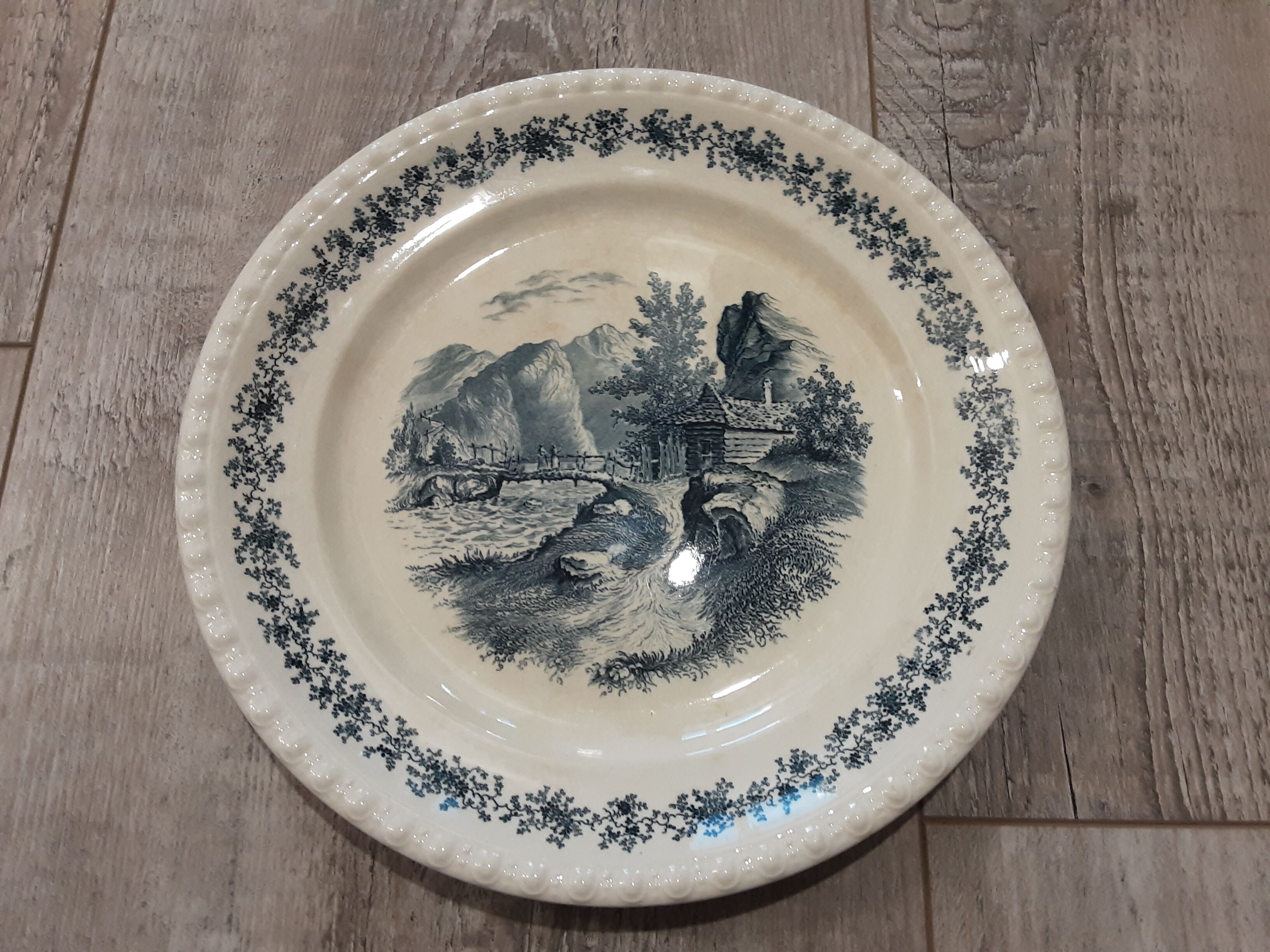 Old flat plate Villeroy and boch