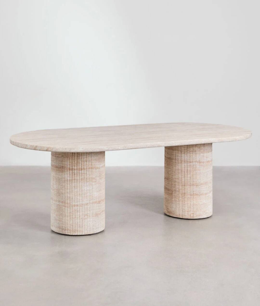 Travertine table