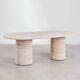 Travertine table