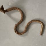 Articulated wooden snake