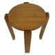 Mid century pinewood stool, minimalistic design  1960s