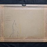 Impressionist oil painting on cardboard signed MAZARD - Barbizon school