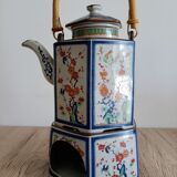 Japanese teapot with candle stove and filter