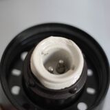 Vintage lamp, RZB Leuchten ceiling light in pineapple-shaped glass