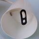 Suspension en opaline grise