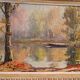 Pond in autumn at Vizille by Paul Jouvet