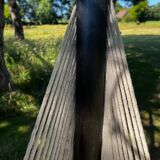 Harp style armchair