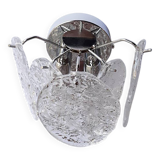 Mid-Century Modern Style “Nuvoletta” Glass Disc Wall Sconce