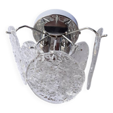 Mid-Century Modern Style “Nuvoletta” Glass Disc Wall Sconce
