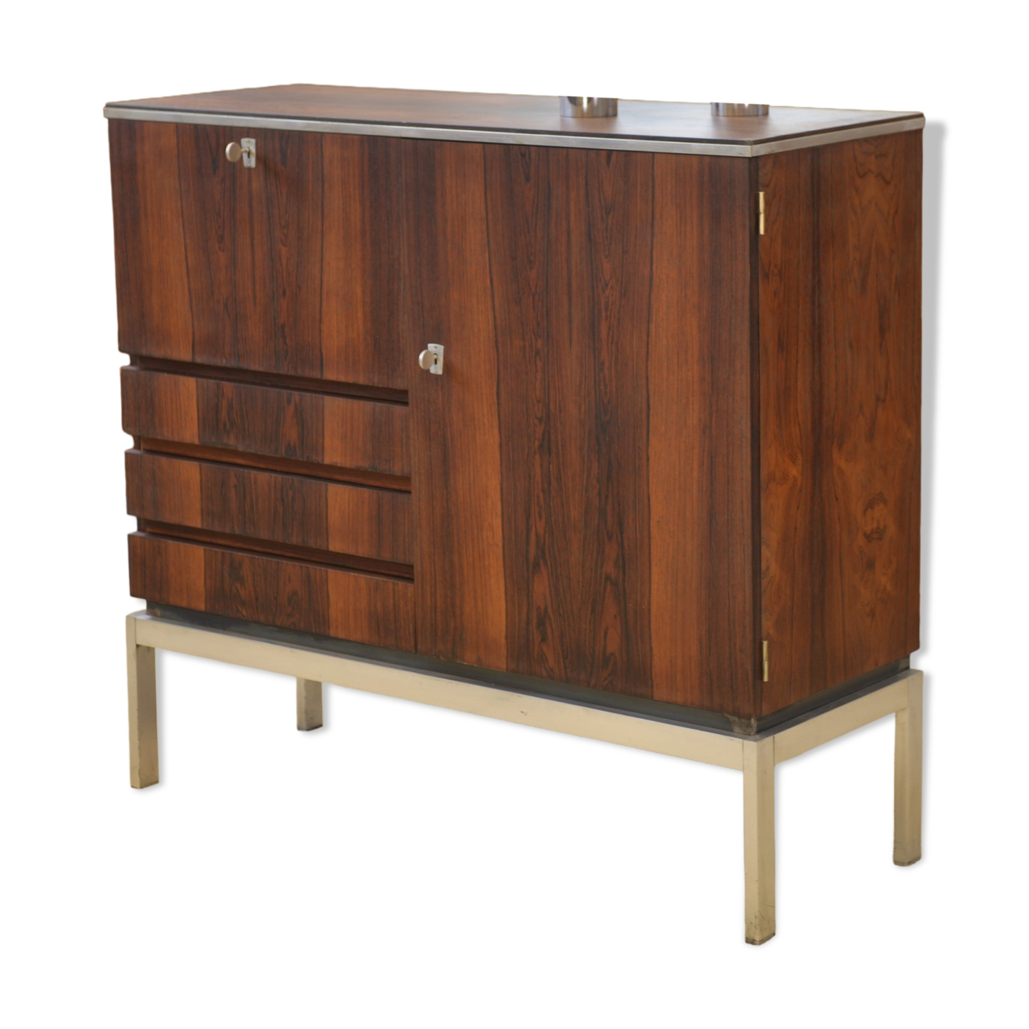 Buffet bar design en palissandre 1970’s