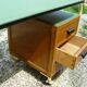 Bauhaus tubular desk with 6 drawers vintage 1950