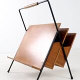 Magazine rack wood + metal
