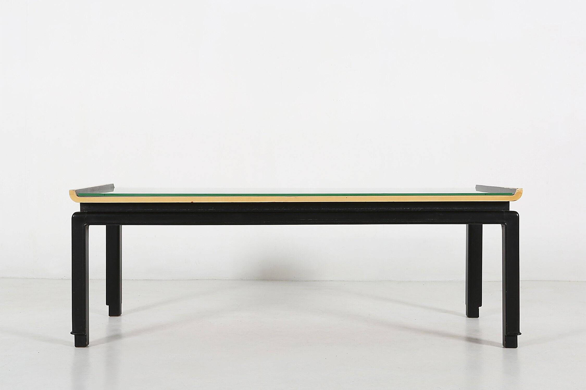 Vintage Belgian Painted Coffee Table by De Coene Frères, 1950s