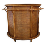 Vintage rattan bar