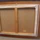 Painting with frame signed Patrigeon oil on canvas Pampas herbs