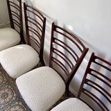 Lot de 4 chaises vintage