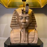 Massive bronze lamp Pharaoh, 1970