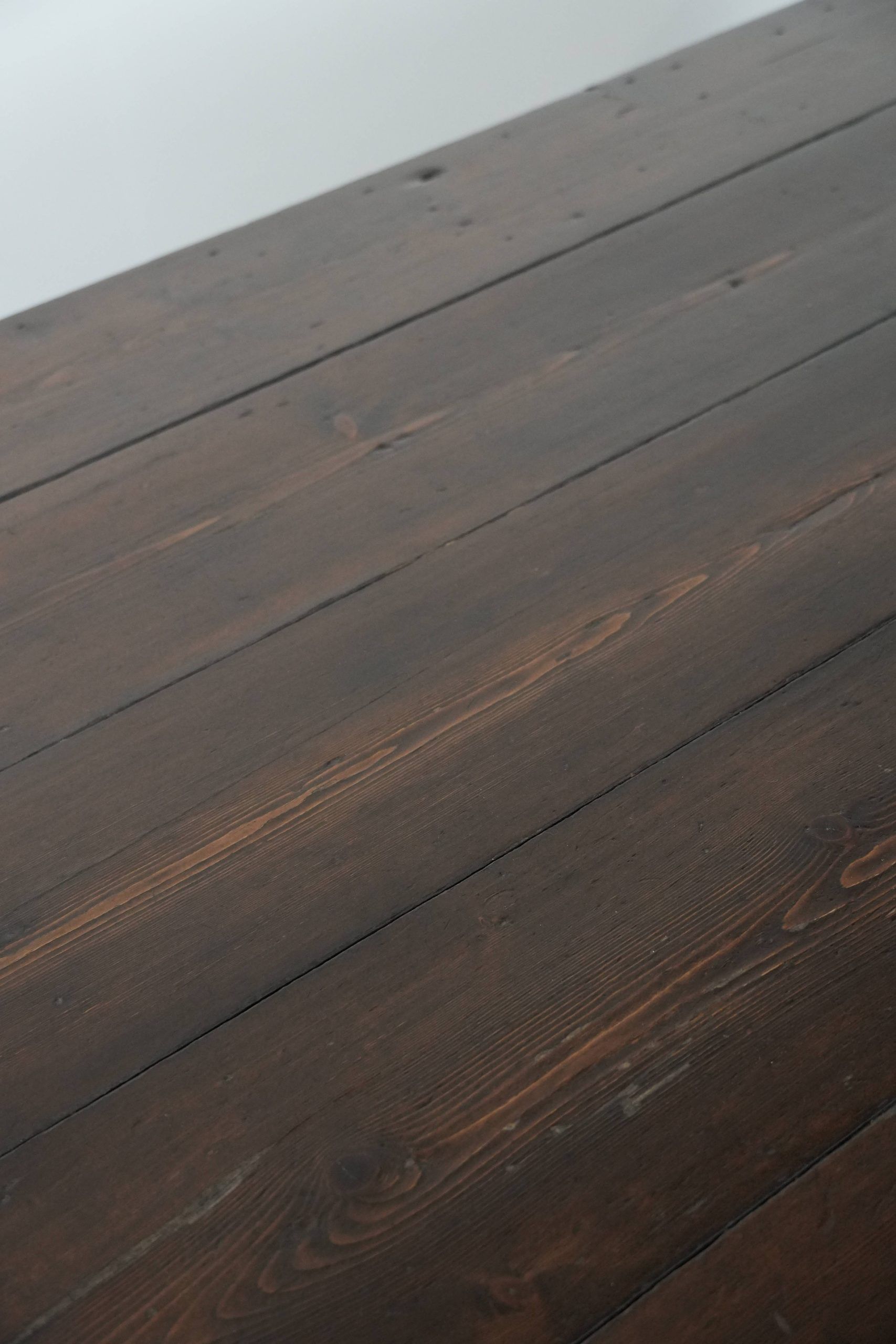 Authentic large French farmhouse antique XXL dining table with two drawers