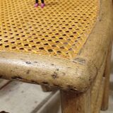 Old cane bistro chair
