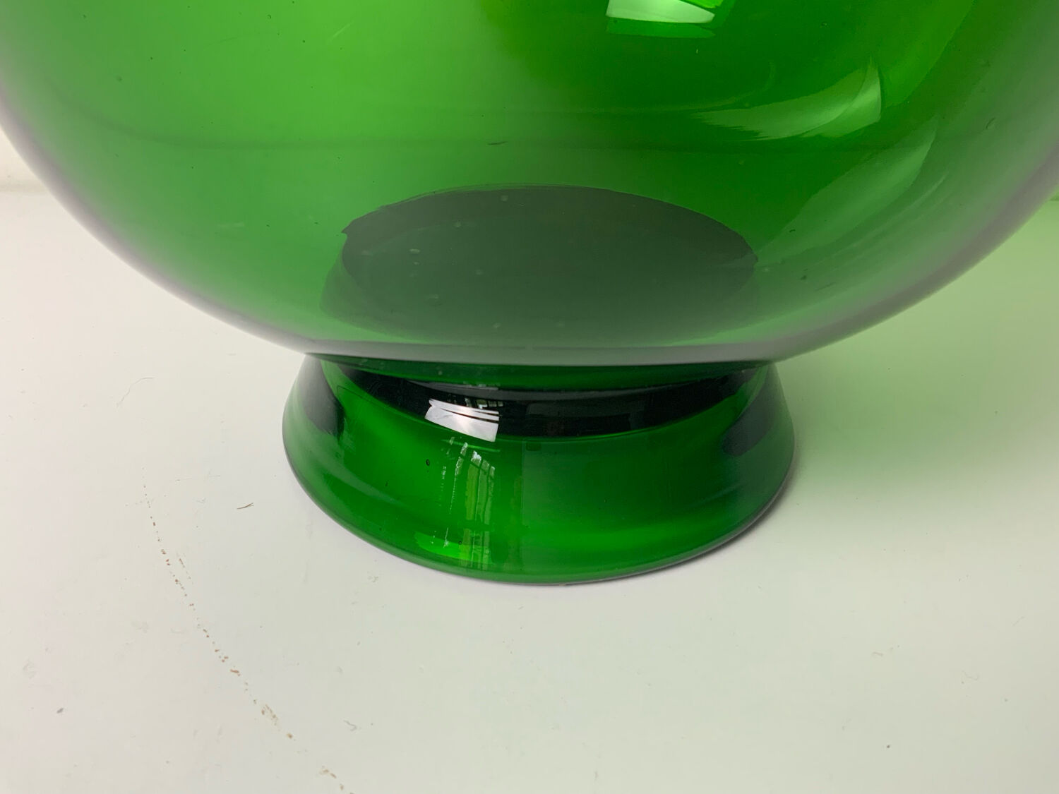 Blown glass vase Italy