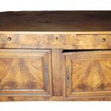 Louis Philippe period Burgundy buffet in walnut circa 1830