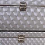 Vintage aluminum suitcases 1950