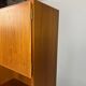 Vintage Teak Highboard Shelf Display Cabinet by Omann Jun 60s Danish Design