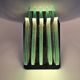 Wall lamp by 'Lumess Swiss' - Vintage - glass, chrome - Swiss design - 70s