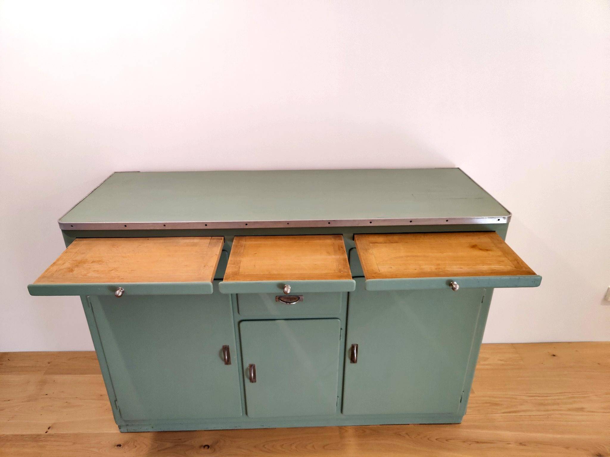 Vintage mado green style sideboard
