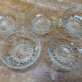 5 glass dessert bowls