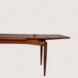 Rare XXL Extendable Dining Table Louis van Teeffelen in Teak