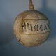 Ballon en cuir cousu " Slingball " Hungaria 1960