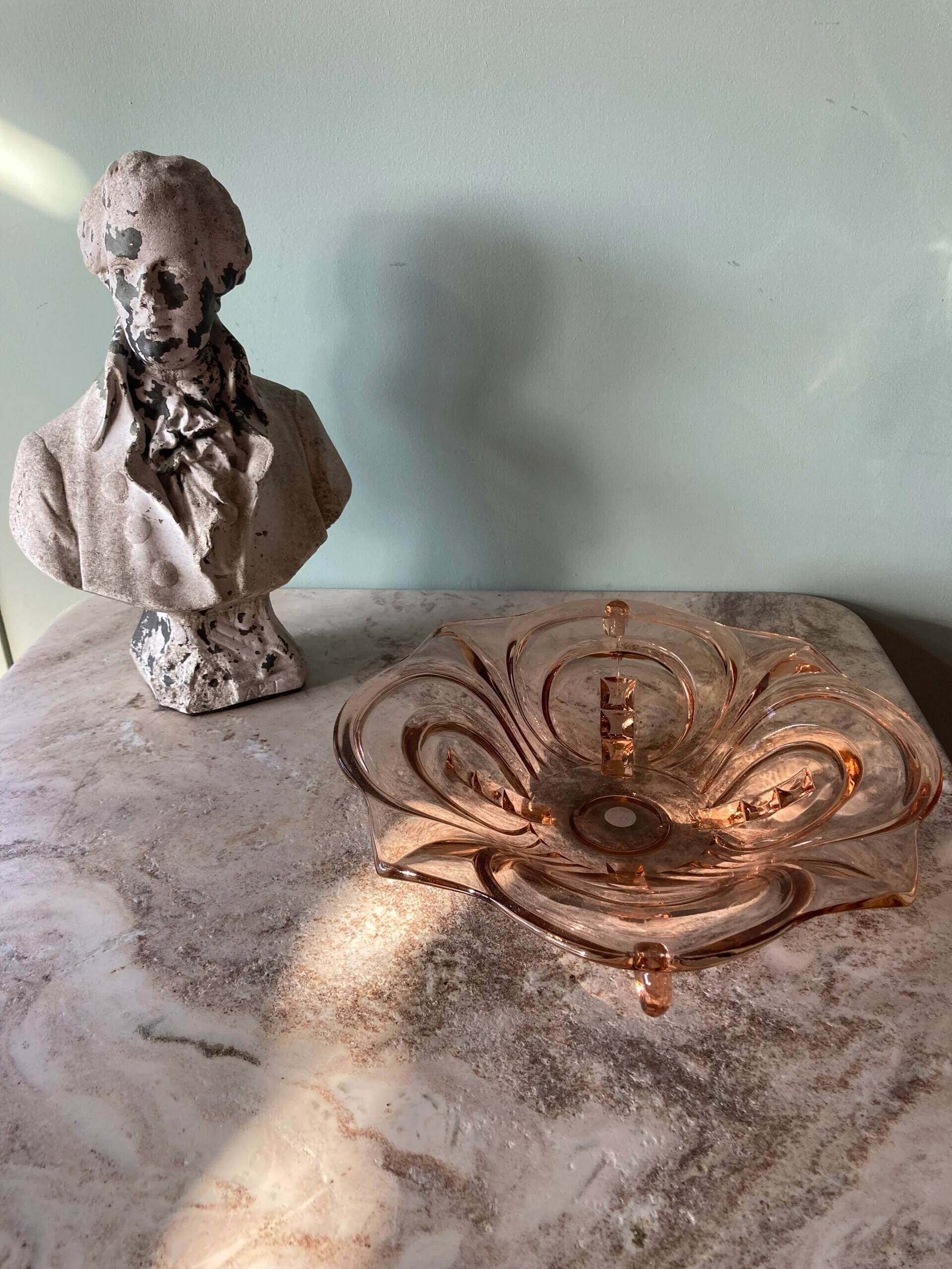 Art deco bowl 'Irene' by August Walther and Söhne