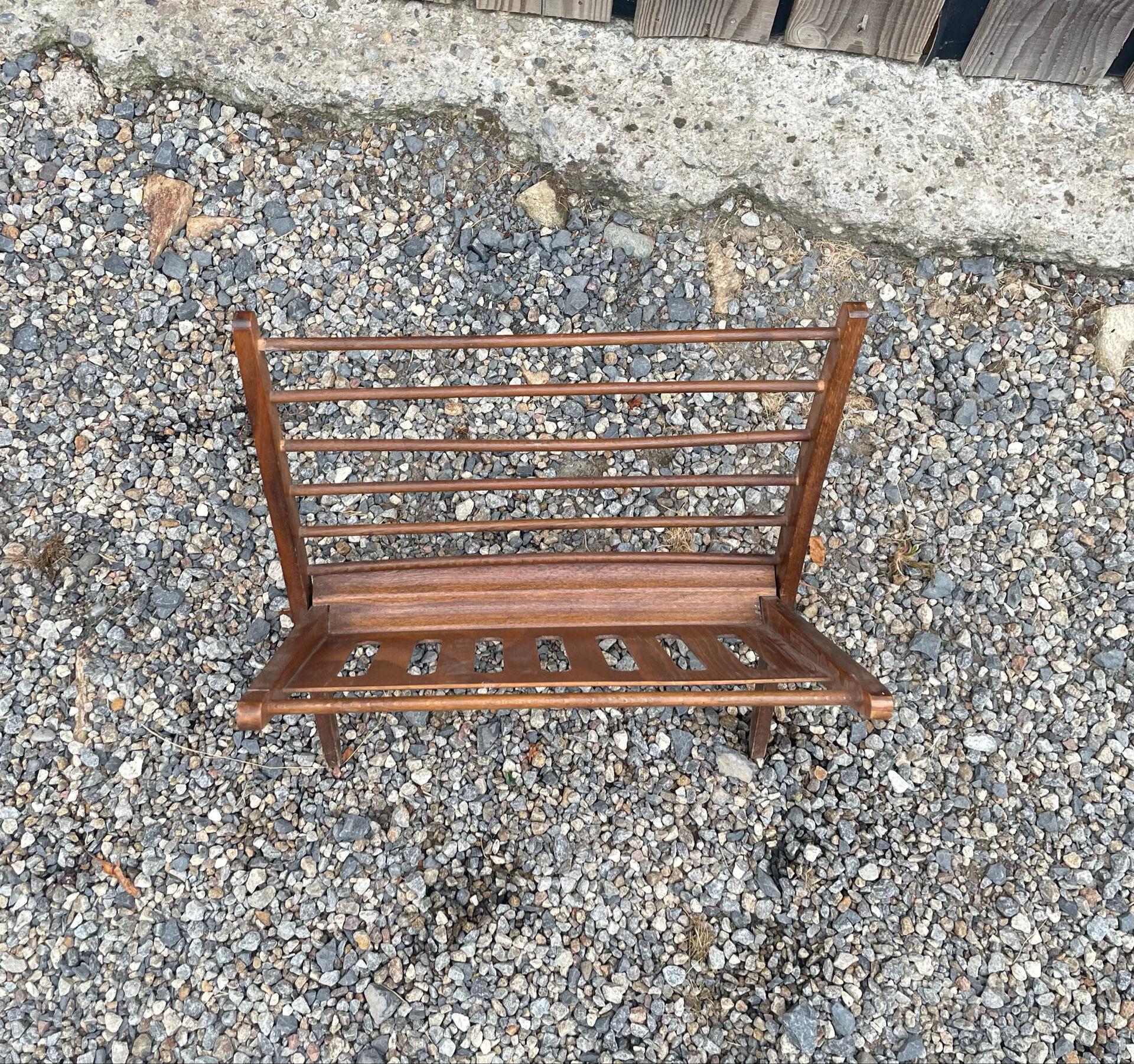 Scandinavian magazine rack Braakman vintage