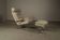 Leather "Swing" lounge chair with ottoman for COR Germany, 1960's