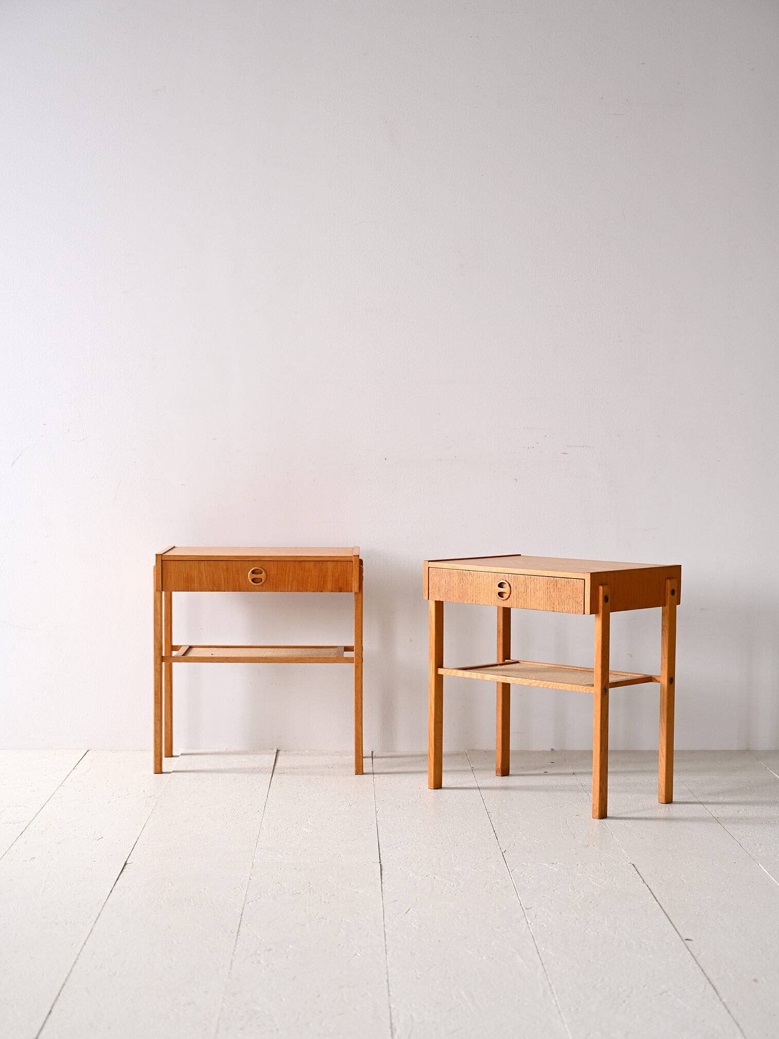 Pair of vintage nightstands by AB Carlström