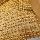 Vintage 1970 curled fireside chair