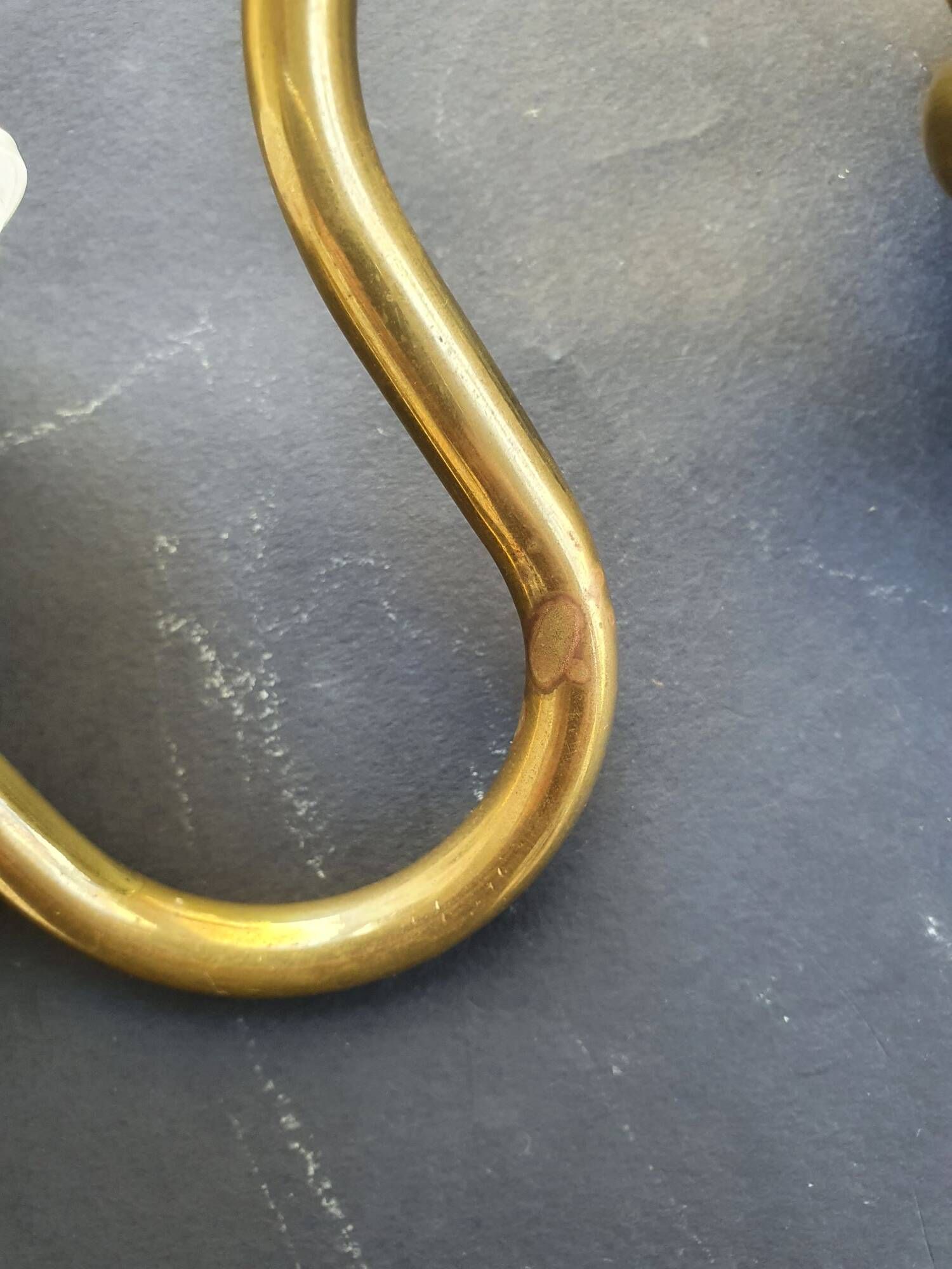 Pair of vintage wall candle holders