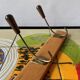 Portemanteau mural vintage - 3 patères