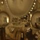 Baroque Style Mid-Century Brass Swedish Sconces