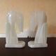 Pair of 1970s onyx horses bookends