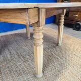Vintage farmhouse coffee table with flaps